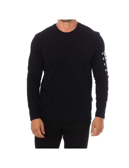imagem de T-Shirt M. Comprida Sadas 1 Homem Preto1