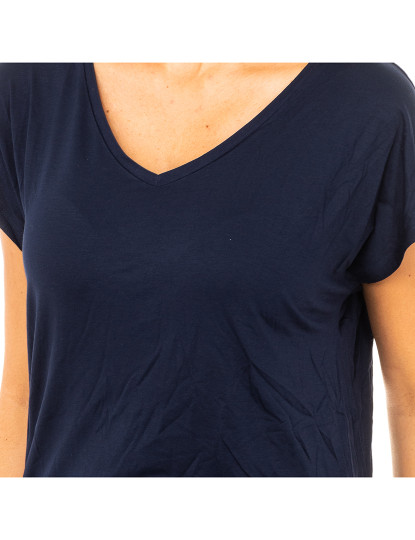 imagem de T-shirt sem mangas Senhora  azul marinho2