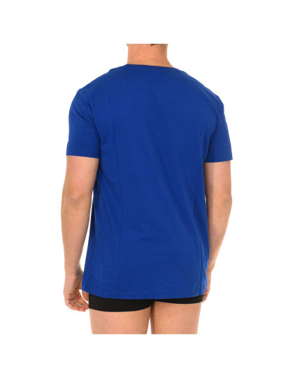 imagem de T-shirt manga curta Homem Azul3