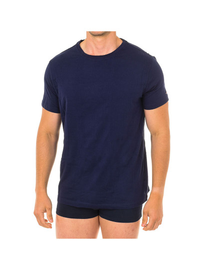 imagem de Pack 2 T-shirts manga curta Homem azul marinho3