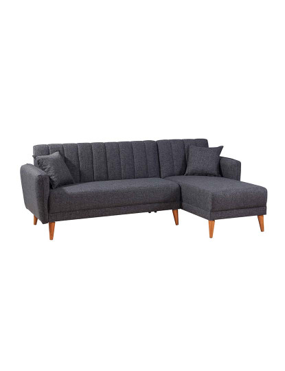 imagem de Sofá com Chaise Longue Direita Aqua Cinza Escuro4