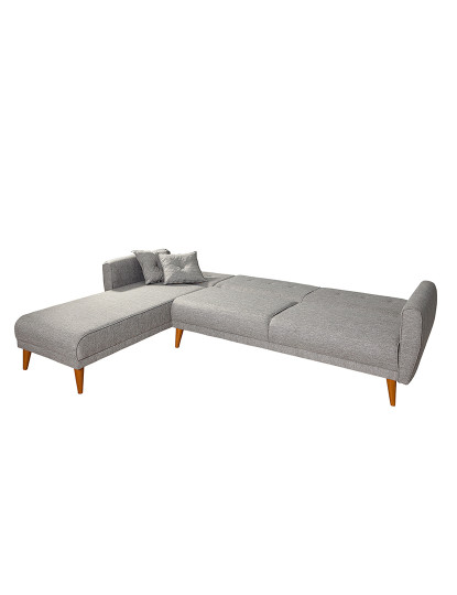 imagem de Sofá-Cama Chaiselongue Direita Aria Cinza8