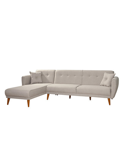 imagem de Sofá-Cama Chaiselongue Direita Aria Creme5