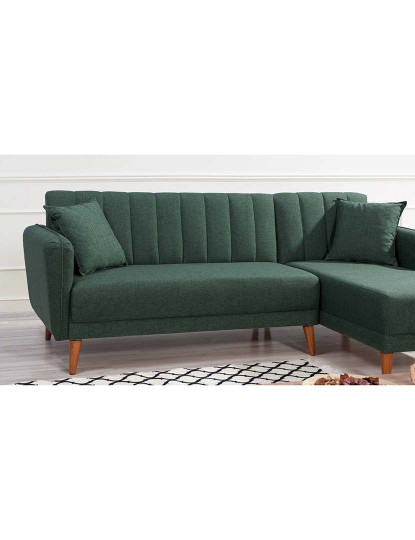 imagem de Sofá-Cama Chaiselongue Direita Aqua Verde Escuro3