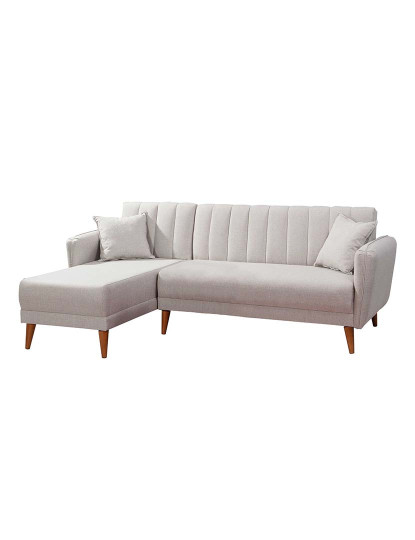 imagem de Sofá-Cama Chaiselongue Esquerda Aqua Creme4