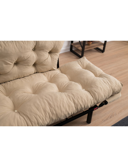 imagem de Sofá-Cama 2 Lugares Nitta Creme12