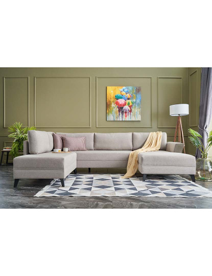 imagem de Sofa Cama Canto Eris Creme1