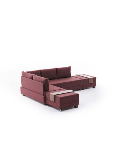 imagem de Sofá Chaiselongue Esquerda Fly Claret Vermelho7