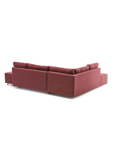 imagem de Sofá-Cama Chaiselongue Esquerda Manama Vermelho6