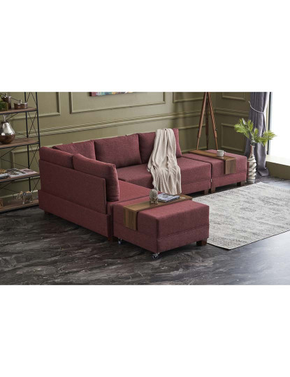 imagem de Sofá Chaiselongue Esquerda Fly Claret Vermelho3