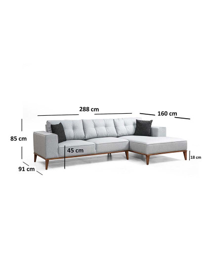 imagem de Sofá Montana Canto Direito (L3+Chl) 5
