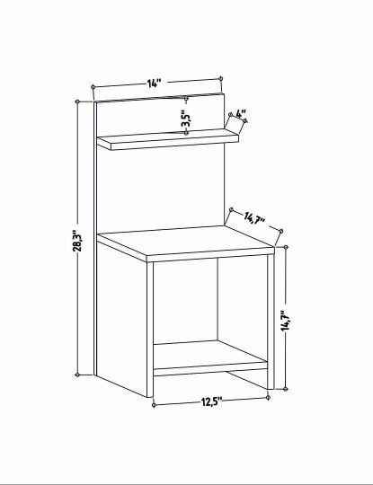 imagem de Mesa Cabeceira Ullman Branco6