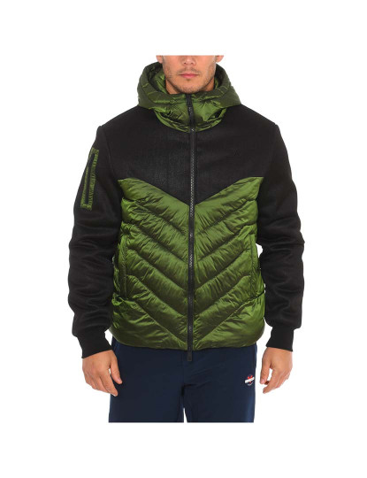 imagem de Casaco Padded Homem Verde e Preto1