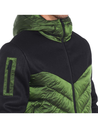 imagem de Casaco Padded Homem Verde e Preto2