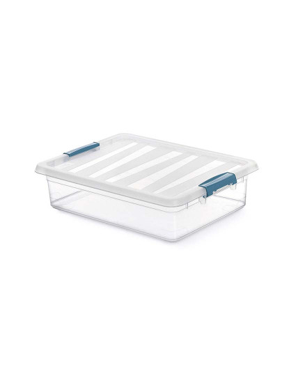 imagem de Caixa Multiusos Domopak Living Katla Transparente Polipropileno 8 L (39 x 29 x 10,5 cm)2