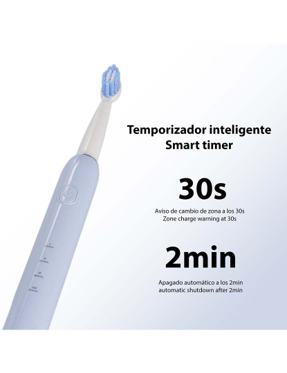 imagem de Escova de Dentes Elétrica Azul Claro3