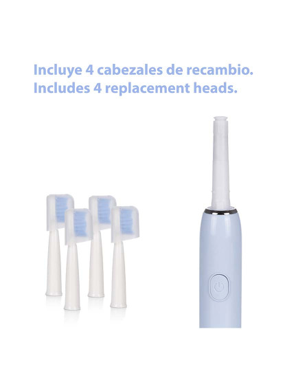 imagem de Escova de Dentes Elétrica Azul Claro5