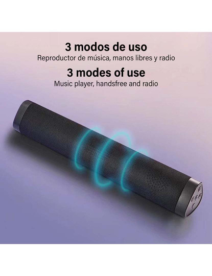 imagem de Coluna Da Barra De Som Bluetooth 5.0 A500 Azul3