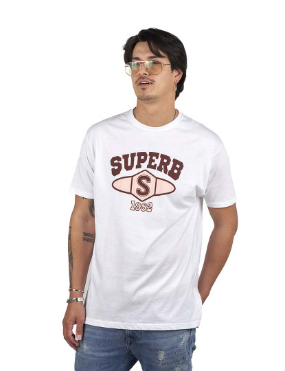 imagem de T-Shirt University Homem Branco1
