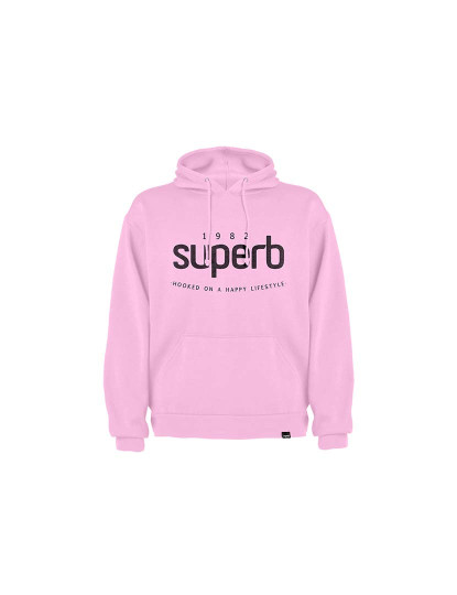 imagem de Sweatshirt Capuz Icon Homem Rosa1