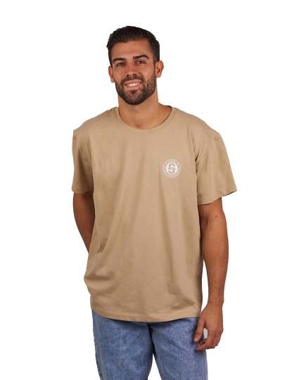 imagem de T-Shirt Basic Oversize Homem Creme1