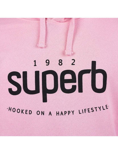 imagem de Sweatshirt Capuz Icon Homem Rosa2