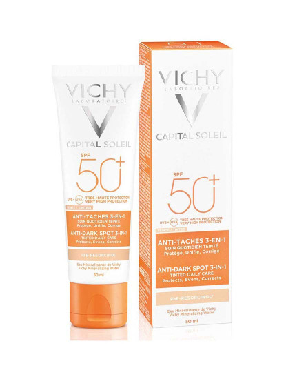 imagem de Creme com cor Capital Soleil Soin Anti-Taches 3em1 Spf50+ 50 Ml1