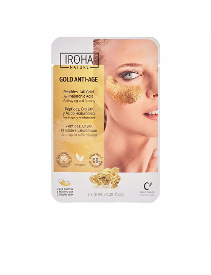 imagem de Gold Tissue Olhos Patches Extra Firmness 2 Pcs Iroha1