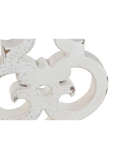 imagem de Consola Abeto Mdf Envelhecido Branco 3