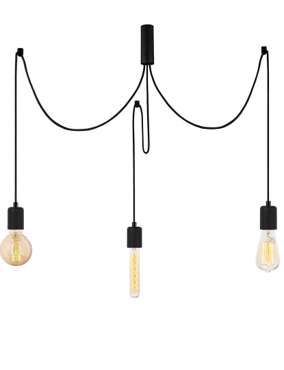 imagem de Candeeiro Teto Kabluni-MR-927 Preto5