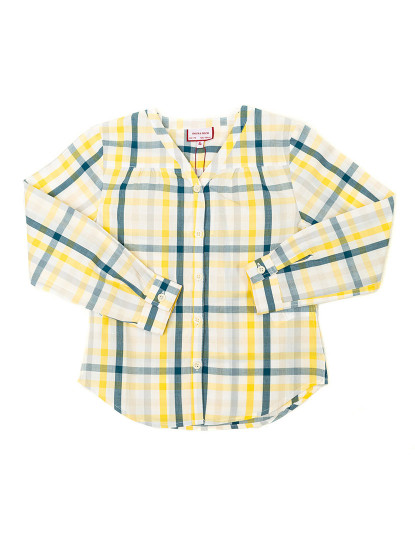 imagem de Camisa Rapariga Azul e Branco e Amarelo2