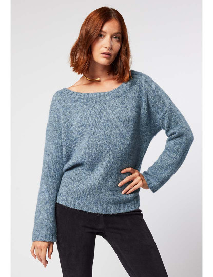 imagem de Pullover Senhora Azul Cinza1