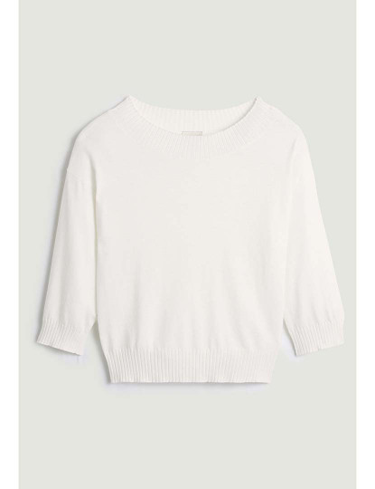 imagem de Sweatshirt Senhora Branco e Cru4