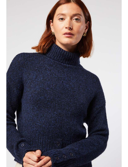 imagem de Pullover gola alta Senhora Azul Marinho4