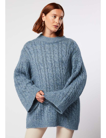 imagem de Pullover Senhora Azul Cinza1