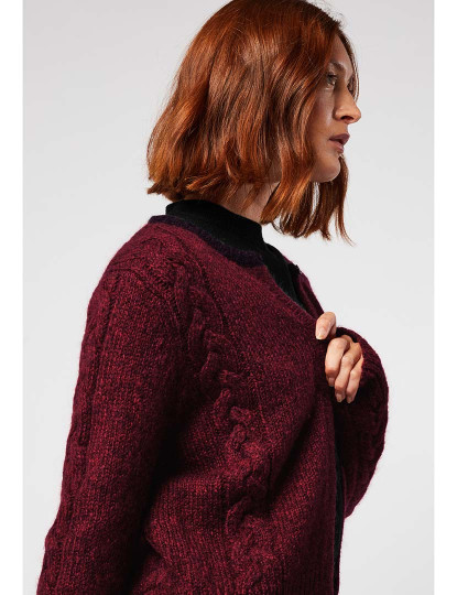 imagem de Cardigan Senhora Vermelho4