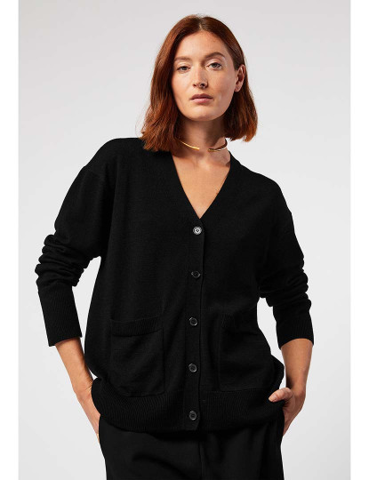 imagem de Cardigan Senhora Preto1