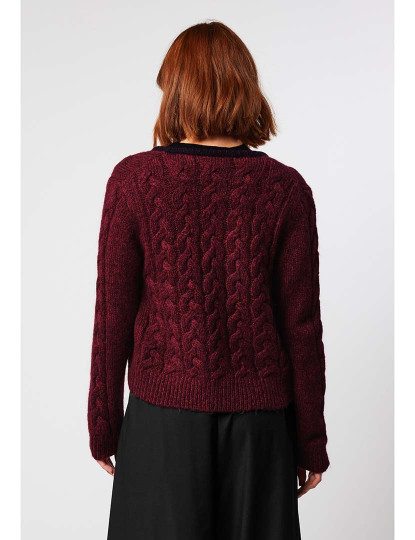 imagem de Cardigan Senhora Vermelho3