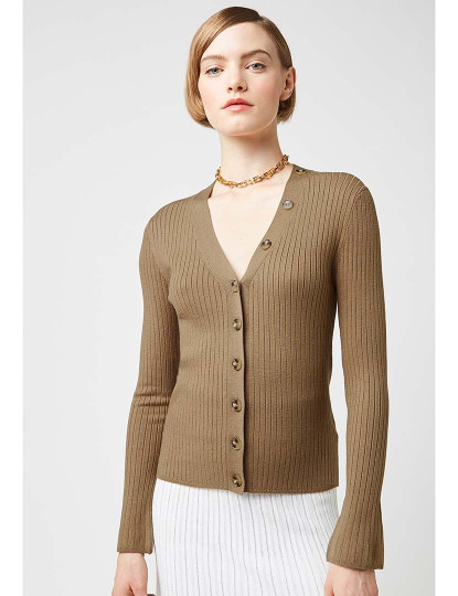 imagem de Cardigan Senhora Camel1