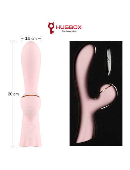 imagem de Estimulador de clitóris e Vibrador - 15 programas - Rosa4