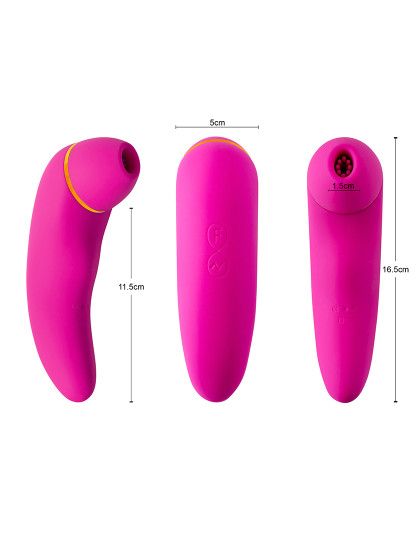 imagem de Estimulador de clitóris e Vibrador - 30 programas - Rosa4