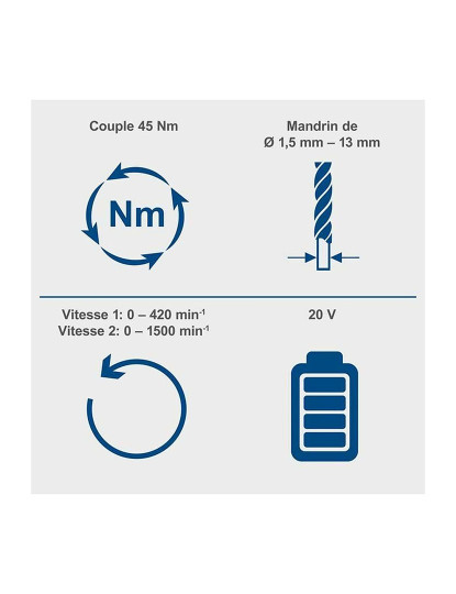 imagem de Berbequim Percutor Scheppach c-cd45-x 20 V3