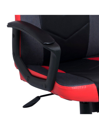 imagem de Cadeira Raxel Preto e Vermelho4