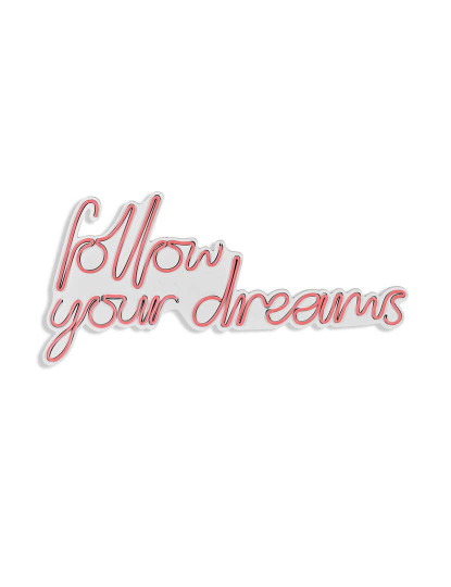 imagem de Iluminação de Parede Follow Your Dreams Rosa7
