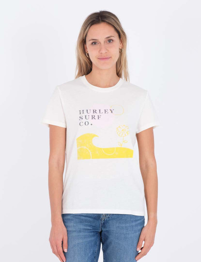 imagem de T-shirts Senhora Daisy Relaxed GirlfriendBranco2