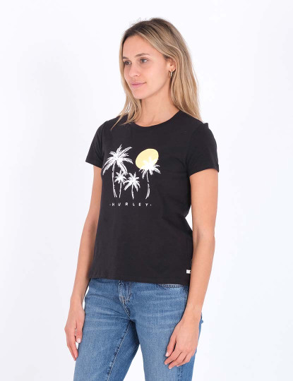 imagem de T-shirt Senhora Eclipse Classic Crew Caviar4