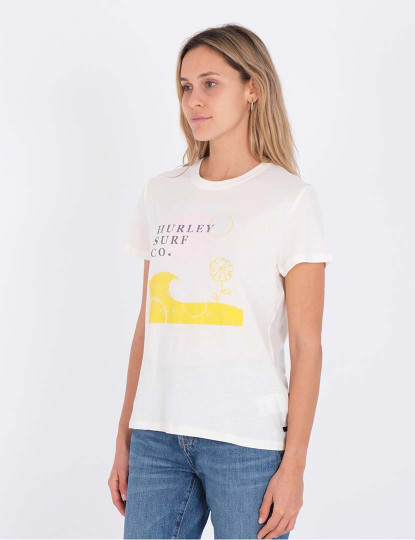 imagem de T-shirts Senhora Daisy Relaxed GirlfriendBranco4