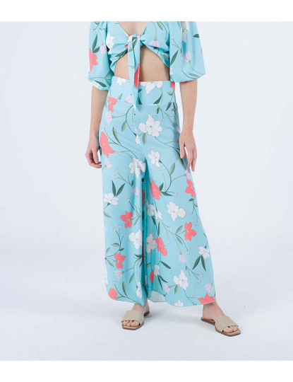 imagem de Calças Senhora Poppy Wide Leg Pant Aqua1