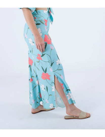 imagem de Calças Senhora Poppy Wide Leg Pant Aqua6