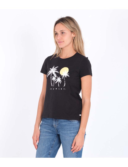 imagem de T-shirt Senhora Eclipse Classic Crew Caviar5